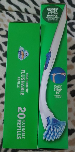 20 Refill Pads Scrubbing Bubbles Toilet Bowl Brush - Holder Toilet Cleaner -New - Picture 4 of 6