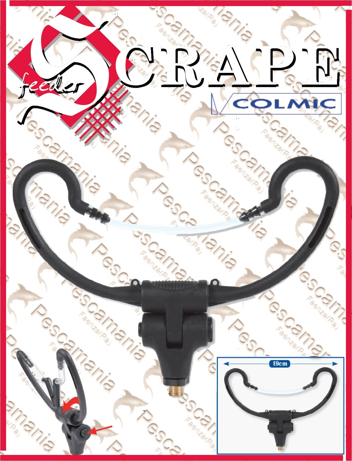 Appoggia canne Colmic Silicon Rod Rest 190