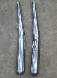 Polished Stainless Steel Exhaust Manifold Header Head Pipes for BMW R100 R90 R80 Polished Stainless Steel Exhaust Manifold Header Head Pipes for BMW R100 R90 R80
