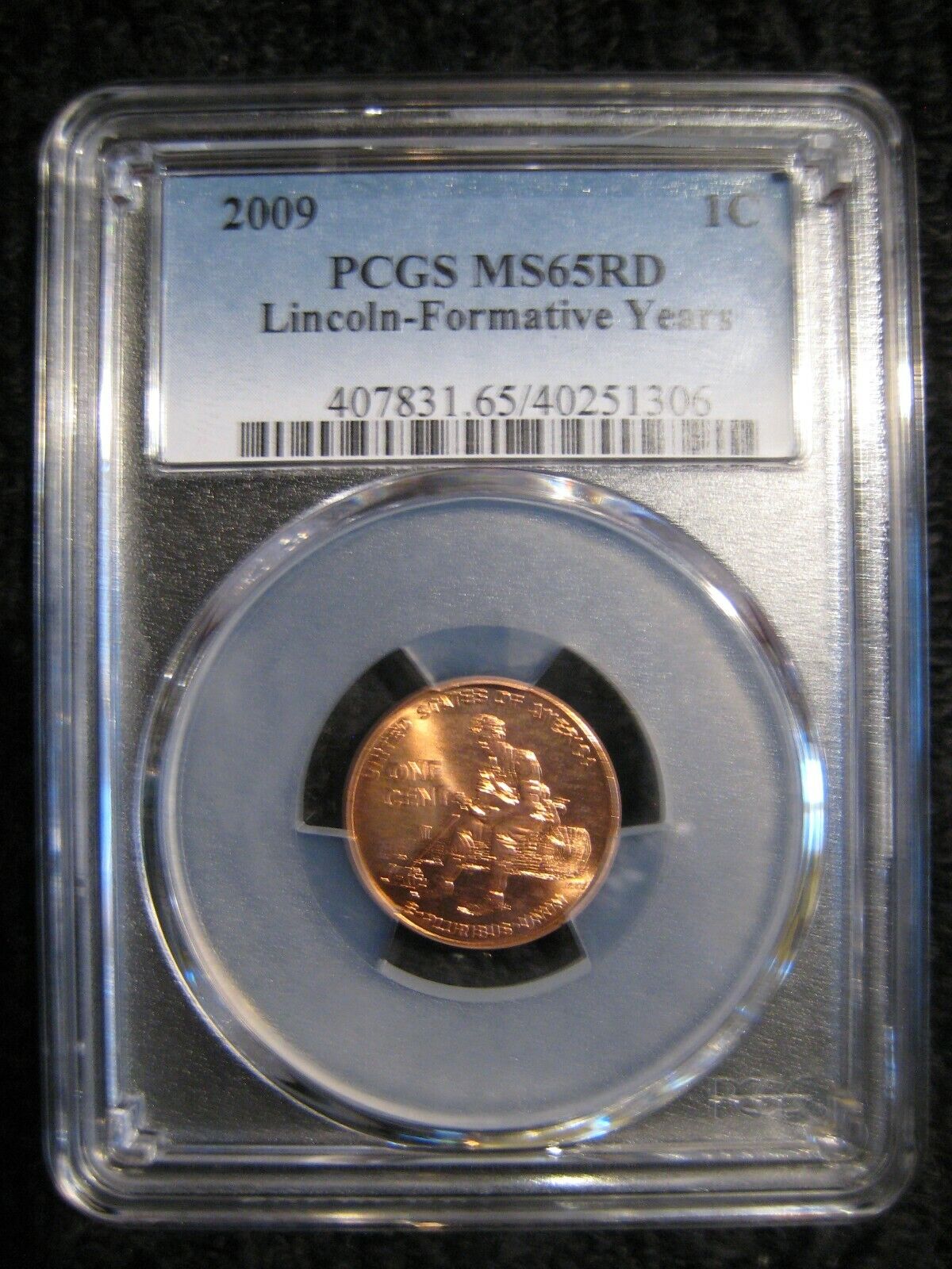 2009 Tulsa Mall Lincoln Cent Formative MS65 Years PCGS RD Fashionable