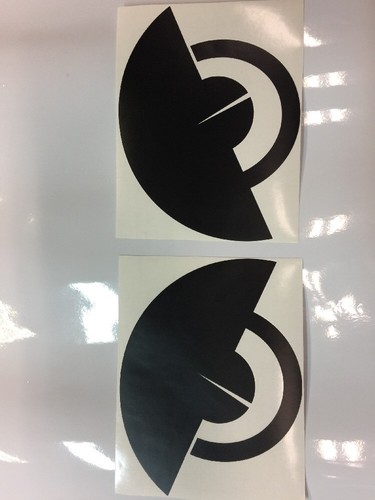 7" Round Headlight Decal Angry Eyes Fits Wrangler Sahara CJ TJ JK Ford Chevy 07 - Picture 3 of 6