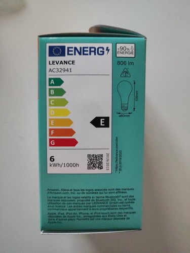 Smart LED Lampe mit Bluetooth, dimmbar, 6W = 60W, Alexa, Google, Neu!  - Bild 2 von 5