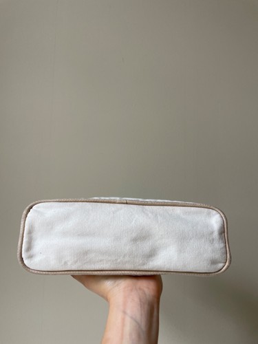 Auth Hermès Bolide Vanity Tasche Bag Pouch Beige Clutch Cotton Kulturbeutel - Bild 14 von 18