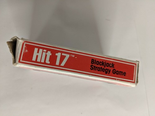 Hit 17 Blackjack Strategy Game 1992 Ken Touroo vintage - Picture 5 of 5