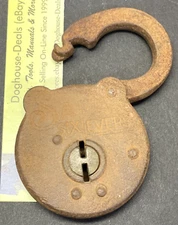 Vintage Safe Six Lever Padlock, Made In USA, Open But No Key, Free US Ship