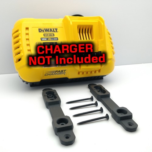 Cargador de batería rápido DeWalt DCB116 DCB118 XR 6A soportes de montaje en pared - Imagen 2 de 6