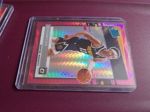 2020-21 Donruss Optic Rj Hampton #174 Rated Rookie Hyper Pink Prizm RC SP