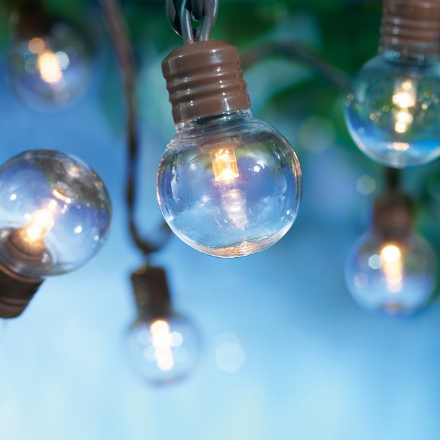 Mainstays 100 Count G30 Outdoor String Lights Transpa Globe Ebay 100 Count Outdoor String Led Lights Clear Globe Indoor Home Yard Event