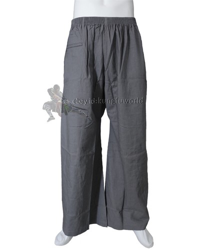 Abito estivo cotone lino buddista shaolin monaco vestito kung fu uniforme arhat - Foto 8 di 15