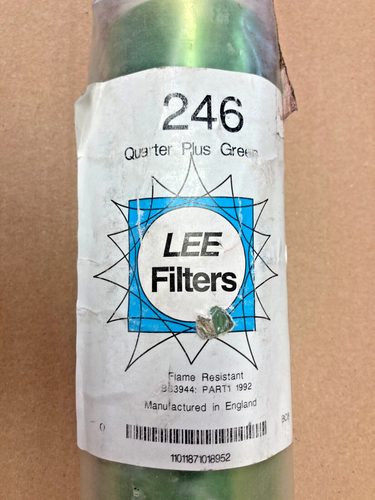 (2) 48" Lee Filters Gel Roll ~ 246 Quart Plus Green / 443 Quarter C.T. Straw - Picture 2 of 4