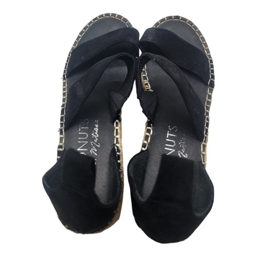 Coconuts By Matisse Shoes Women 8.5 Black Soire Platform Wedge Sandals Vacation - Picture 11 of 16