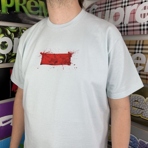 Supreme Ralph Steadman Box Logo Tee - Pale Blue - SS22 - Bild 8 von 14