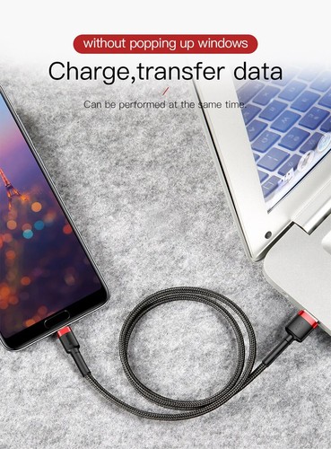Baseus USB Type C Fast Charging USB C Charger Data Cable Wire Cord For Samsung - Picture 12 of 23
