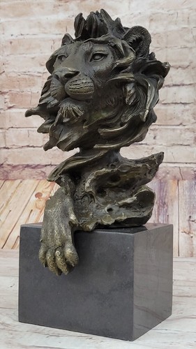 Figurine Lion Bust Home Decorations Home Decor Craftsmanship Sculpture Decor - Picture 4 of 10