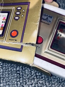 Nintendo GAME & WATCH Chef Handheld Console Retro 1981 Electronic Vintage Box
