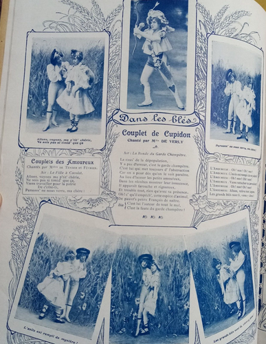 Paris qui chante n°01 24 janv 1903 au n°29 Montmartre chansonnier belle époque - Foto 6 di 6