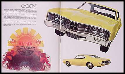 1970 Mercury Cyclone SPOILER Montego GT Brochure HUGE! - Picture 3 of 4
