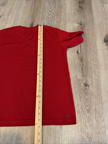 REEBOK Playdry - Crew Neck Short Sleeve T-Shirt - Red - Boy's Size 10-12 Medium - Picture 10 of 11