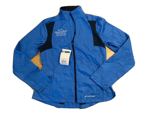 Brooks Marathon Jacket Windbreaker NEW Rock N Roll M 2015 NWT San Diego Running - Picture 1 of 9