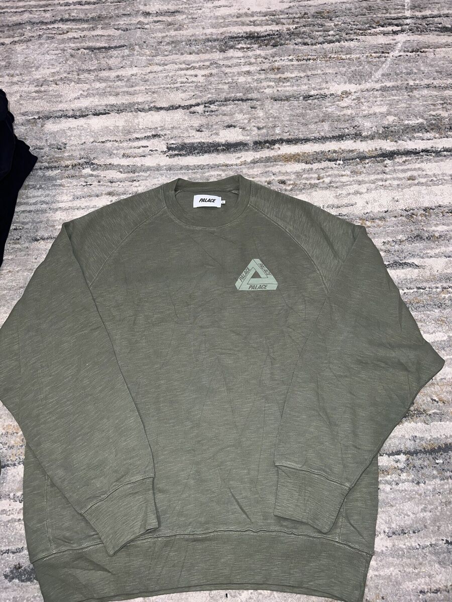 Rare Palace Skateboards Green TRI FERG SLUB CREW Crewneck Size XL NWOT READ eBay