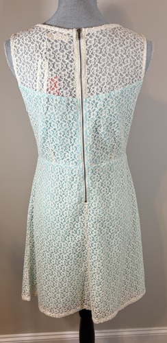 Tulle Brand Dress Medium Feminine Lace Overlay A Line Fairycore Retro Easter - Picture 3 of 13
