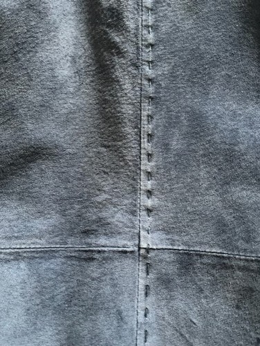 Vintage Bernardo Blue Washable Suede Jacket Stitching Exclusively for Nordstrom - Picture 5 of 8