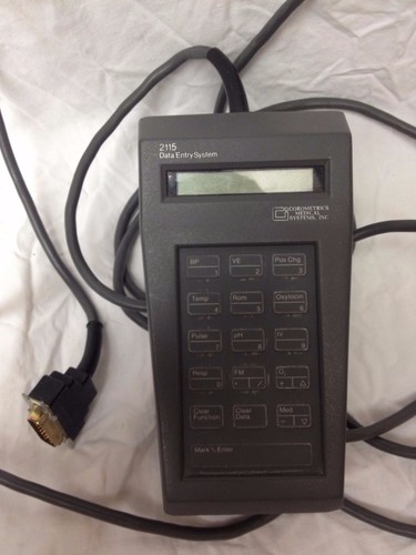 Corometrics Fetal Monitor Data Entry System Keypad 2115 For Model 115 - Picture 1 of 3