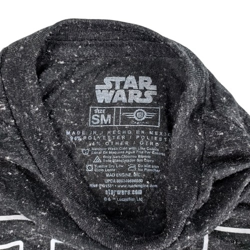 Star Wars T-Shirt Jugend Small Mad Engine Schwarz Kurzarm Retro Stars - Bild 3 von 5