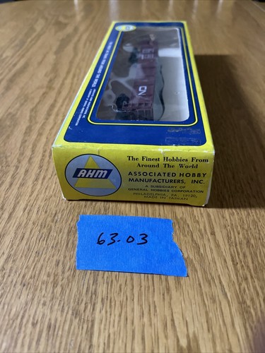 Vintage HO Scale AHM Canadian National (CN) Gondola Car With Load #70450 Boxed 3 - Picture 7 of 12