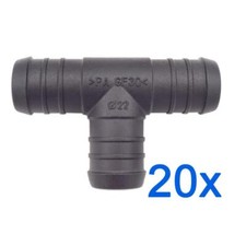 20 X You.S Original Hose Connector Spacer Rgv Ø 0 7/8x0 7/8in - T-Piece