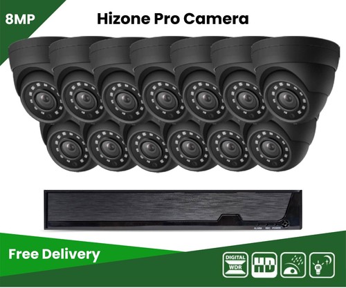 4/8/16/32CH HIZONE PRO 4K DVR - 8MP HIZONE PRO GRIS CÚPULA KIT DE SISTEMA - Imagen 27 de 46