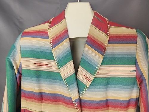 Vintage Southwestern Mexican Serape indische Decke Stil Jacke & Weste von EQUATOR S - Bild 11 von 22