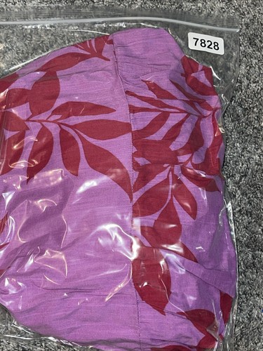 OLD NAVY Dress WOMENS PURPLE Palm FLORAL ONE SHOULDER MIDI SIZE L Flounce Tiered - Picture 9 of 10