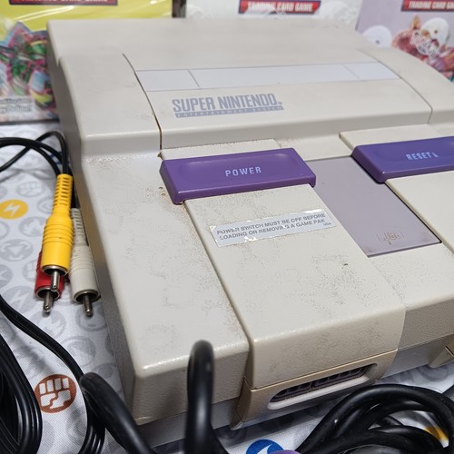 Super Nintendo Entertainment System OG SNES Console SNS-001 Video Game Bundle - Picture 17 of 18