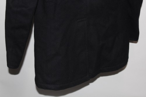 DSCP Quarterdeck Collection Black PeaCoat Womens 14L Enlisted Wool Military/Navy - Picture 8 of 10