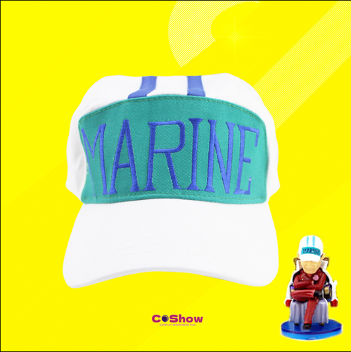 UNA PIEZA Gorra de Béisbol Azul Marino Almirante Akainu Sakazuki Marina Sombrero Disfraz con disfraces - Imagen 3 de 6