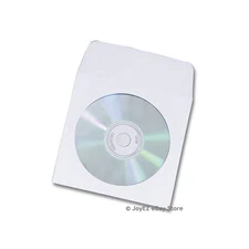 5,000 Paper CD DVD R CDR Sleeve Envelope w/ Window Flap Wholesale