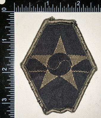 #ad US Korean Army ROK Combined Field Force THEATER MADE SUBDUED Patch $10.00