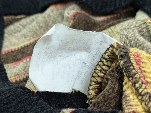 Vtg Tundra Canada Sweater Mens Size Medium Knit Cosby Grandpa Coogi Style - Picture 9 of 14