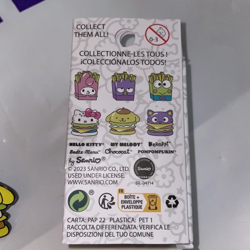 Loungefly Sanrio Fast Food Jalousiebox Emaille Pin Pompurin als Hamburger Neu - Bild 3 von 4