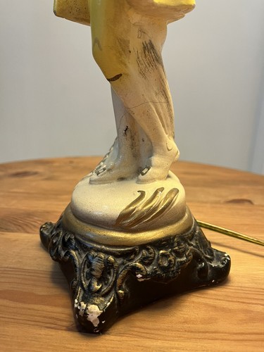 Vintage Mid- Century Man And Woman Lamps - Picture 8 of 12