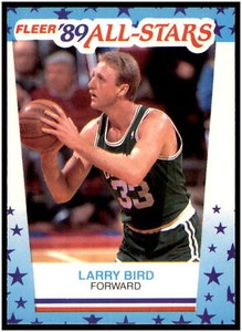 1989-90 Fleer #10 Larry Bird Stickers