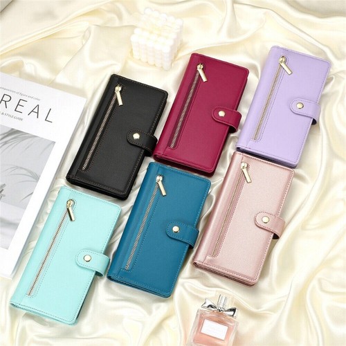 Zipper Wallet Case For Honor 400 200 90 Magic 7 X8B X6B X9C Leather Stand Cover - Picture 3 of 84