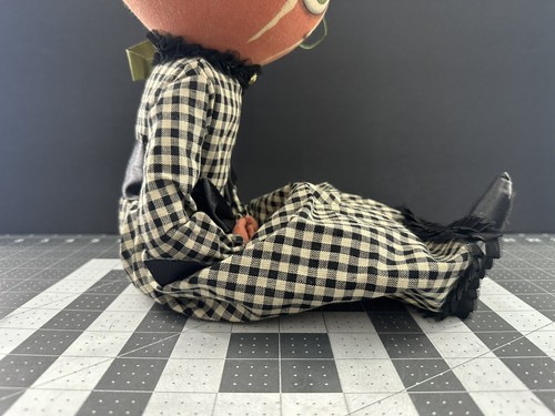Joe Spencer Gretzy Kürbiskopf Puppe Gallerie II Halloween Regal Sitter - Bild 8 von 16