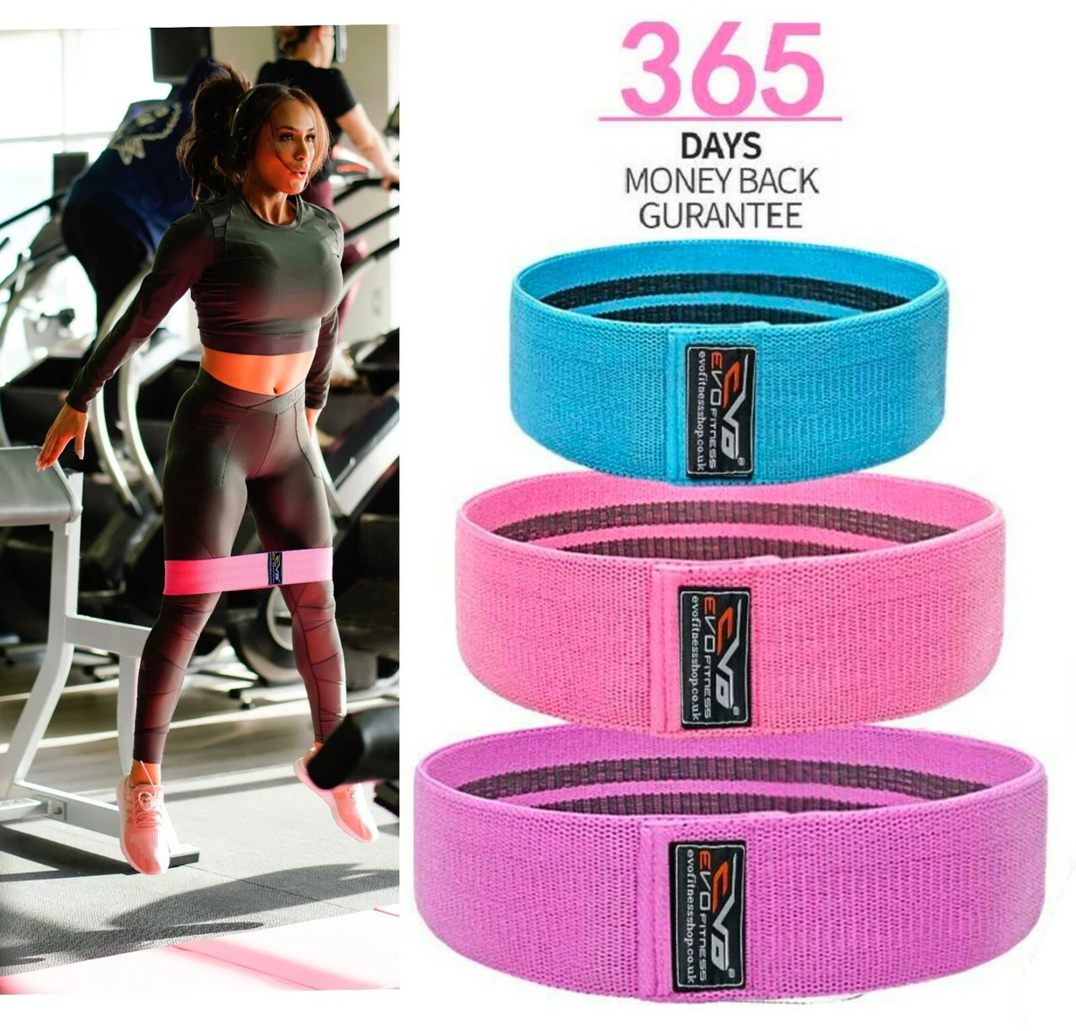 Elastc Ftness,Fasce Elastco Ftness N Tessuto Con 3 Lvell D - Foto 13