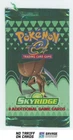 2003-04 Empty Opened Pokemon Pack Skyridge