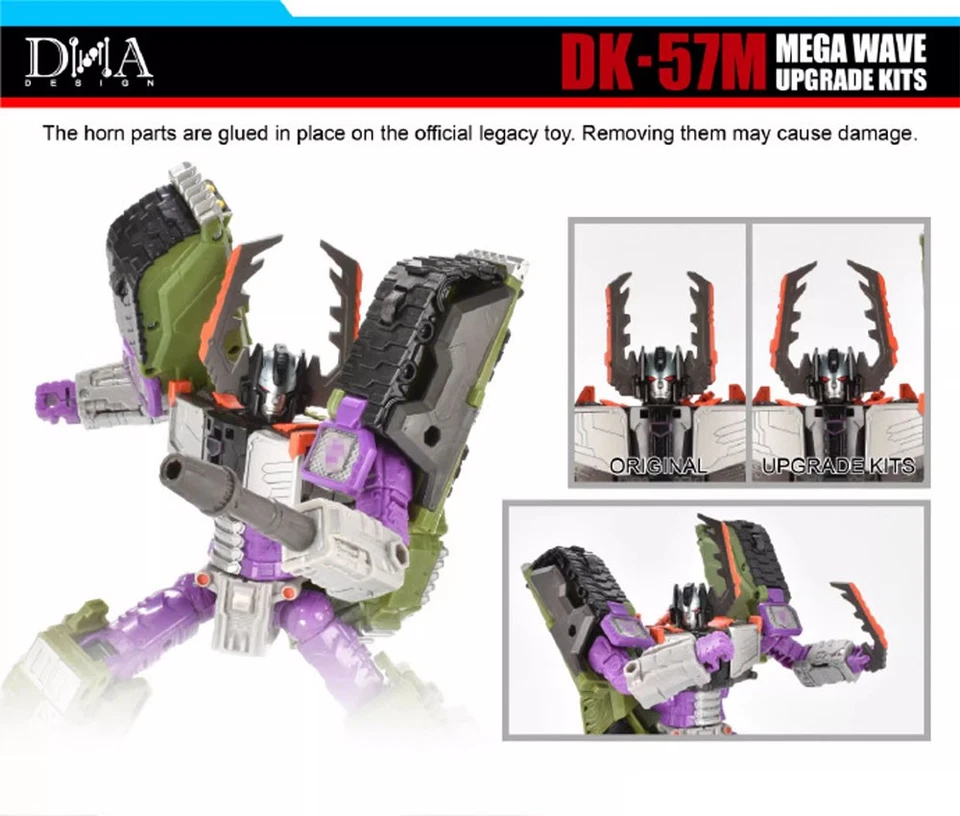 DNA Dk-57M Dk-57G Upgrade Kits For MG Megatank Galvatron Accessories in stock - Image 3 of 4