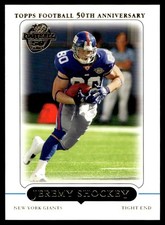2005 Topps Football 50th Anniversary Jeremy Shockey New York Giants #34