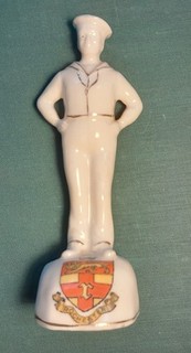 WW1 Sailor Boy Crested China. Rochester