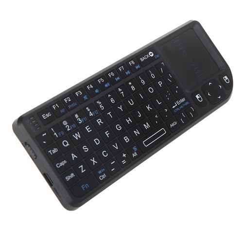 Rii Mini X1 2.4G Wireless Keyboard With Touchpad Mouse Black - Picture 2 of 13